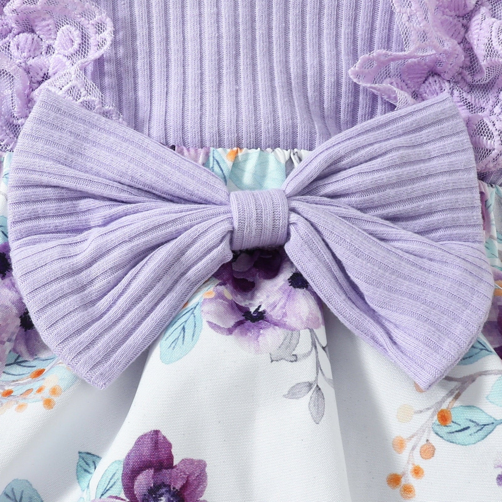 Utoimkio Toddler Baby Girl Dress Floral Print Casual Beach Sundress Princess Skirt Clothes Summer Outfits Newborn Dresses with Bowknot