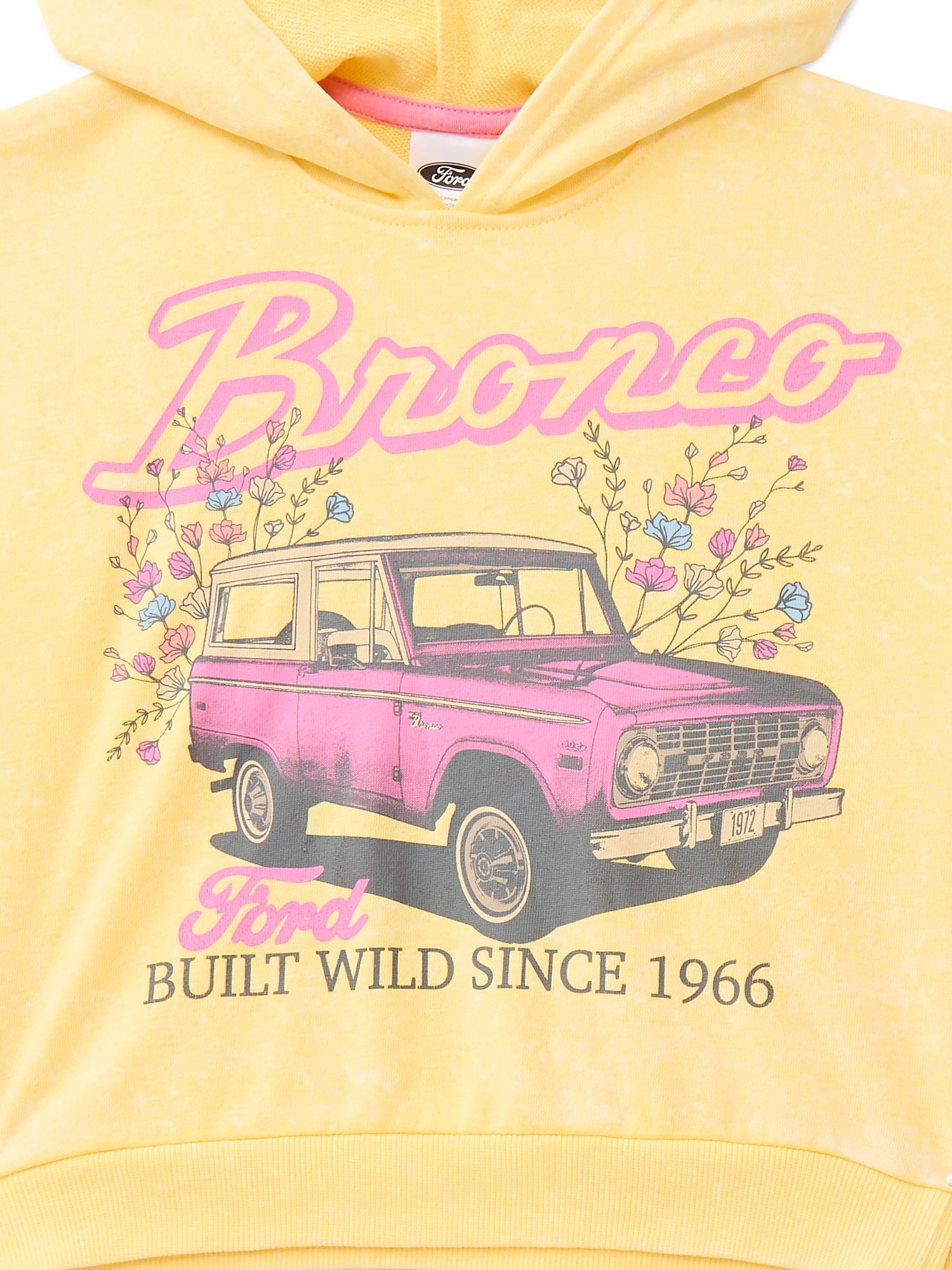 Ford Bronco Toddler Girls Long Sleeve Graphic Hoodie and Matching Sweatpants Set, 2-Piece, Sizes 12M-5T