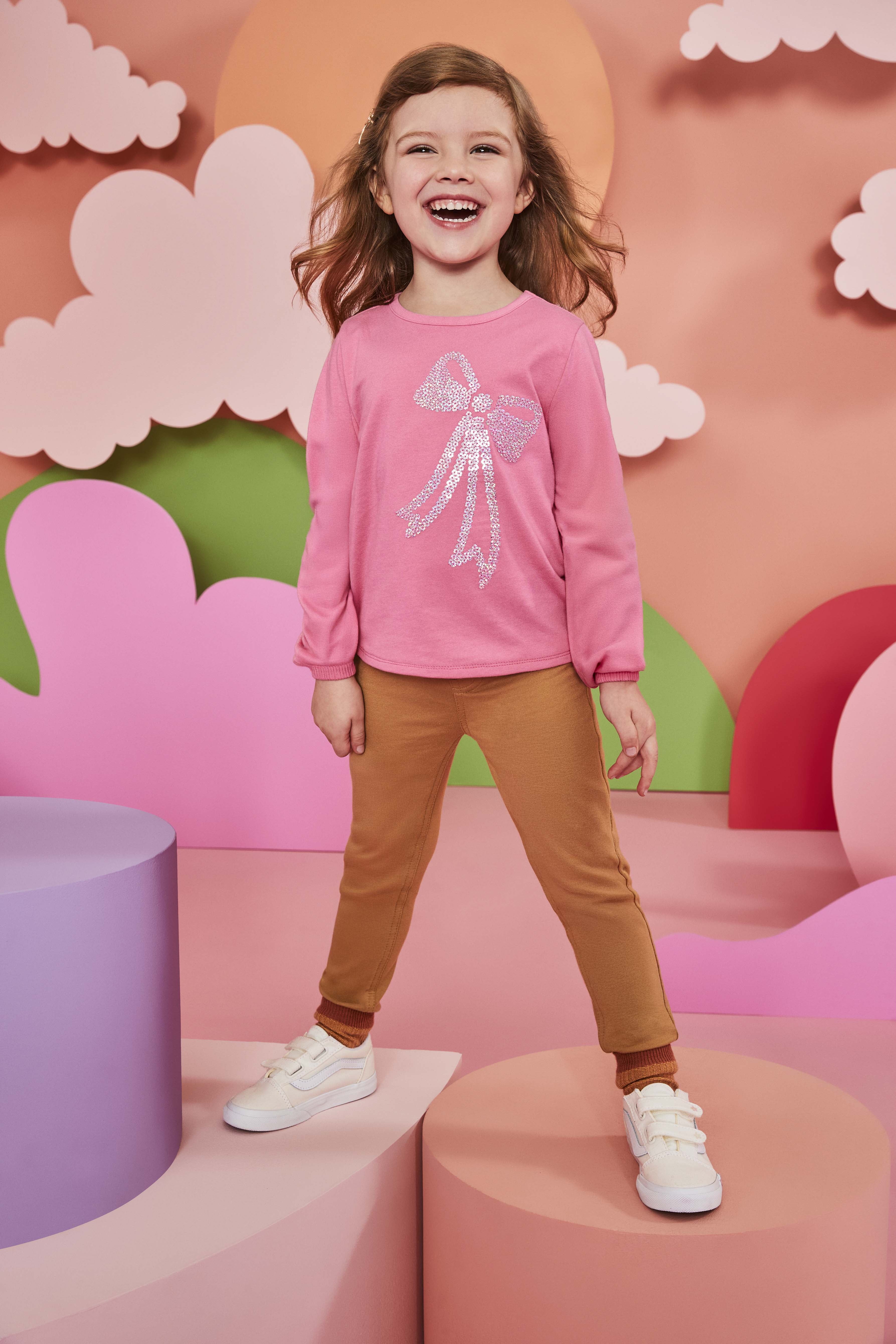 Garanimals Toddler Girl Solid French Terry Jeggings, Sizes 18M-5T