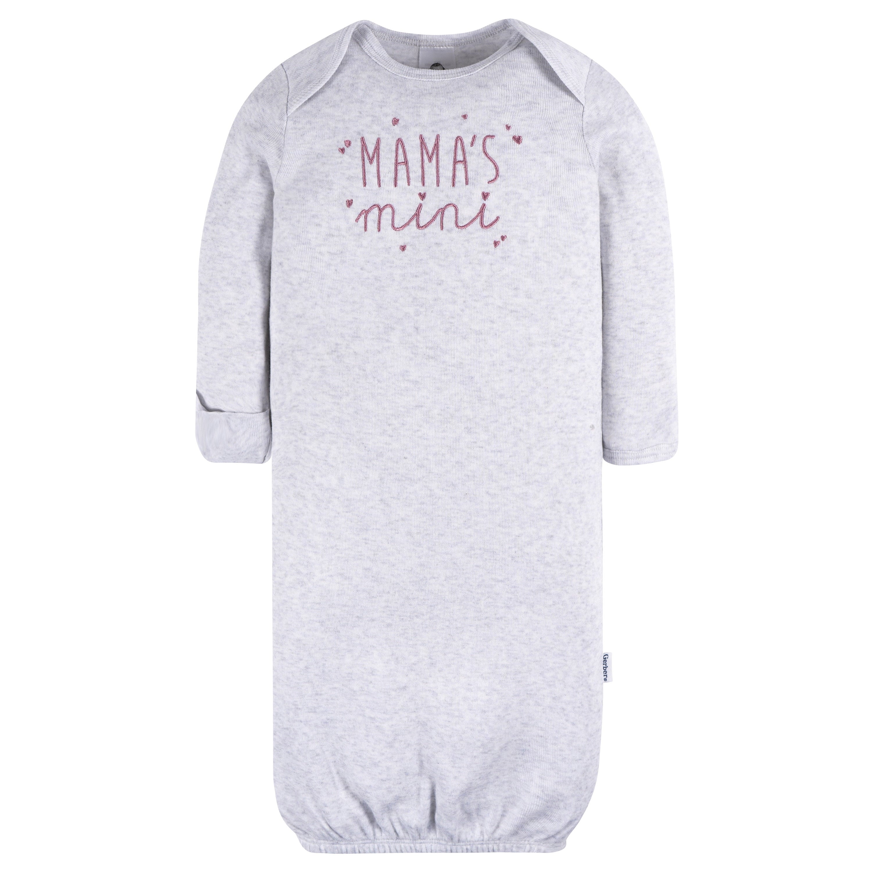 Gerber Baby Neutral Lap Shoulder Gowns, 4-Pack, Preemie-0/6 Months