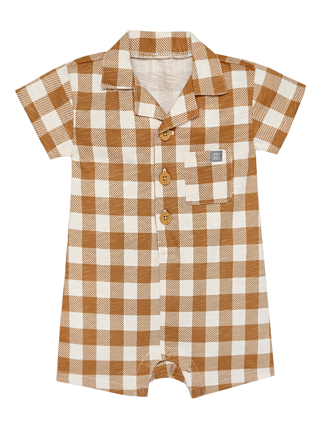 Modern Moments by Gerber Baby Boy Short Sleeve Romper, Sizes 0/3 Months - 24 Months