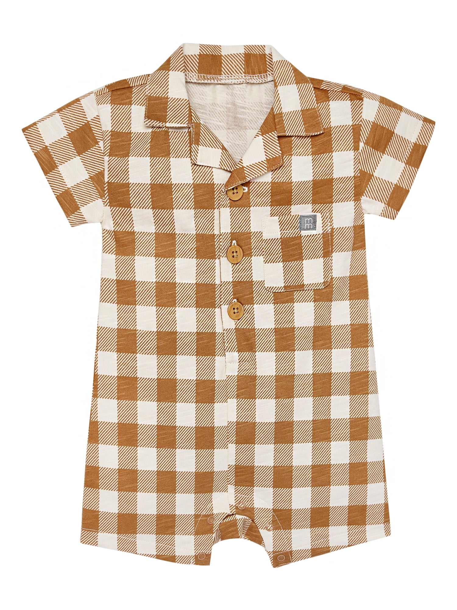 Modern Moments by Gerber Baby Boy Short Sleeve Romper, Sizes 0/3 Months - 24 Months