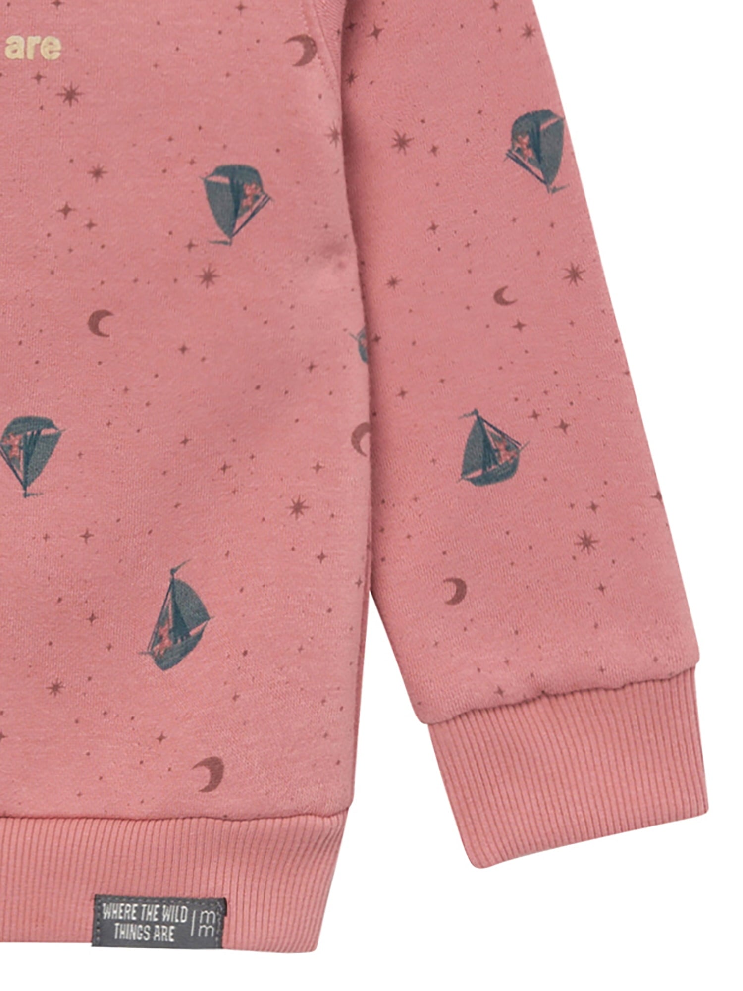 Modern Moments x Where the Wild Things Are Baby and Toddler Neutral Elevated Sweatshirt, Sizes 0/3 Months - 5T