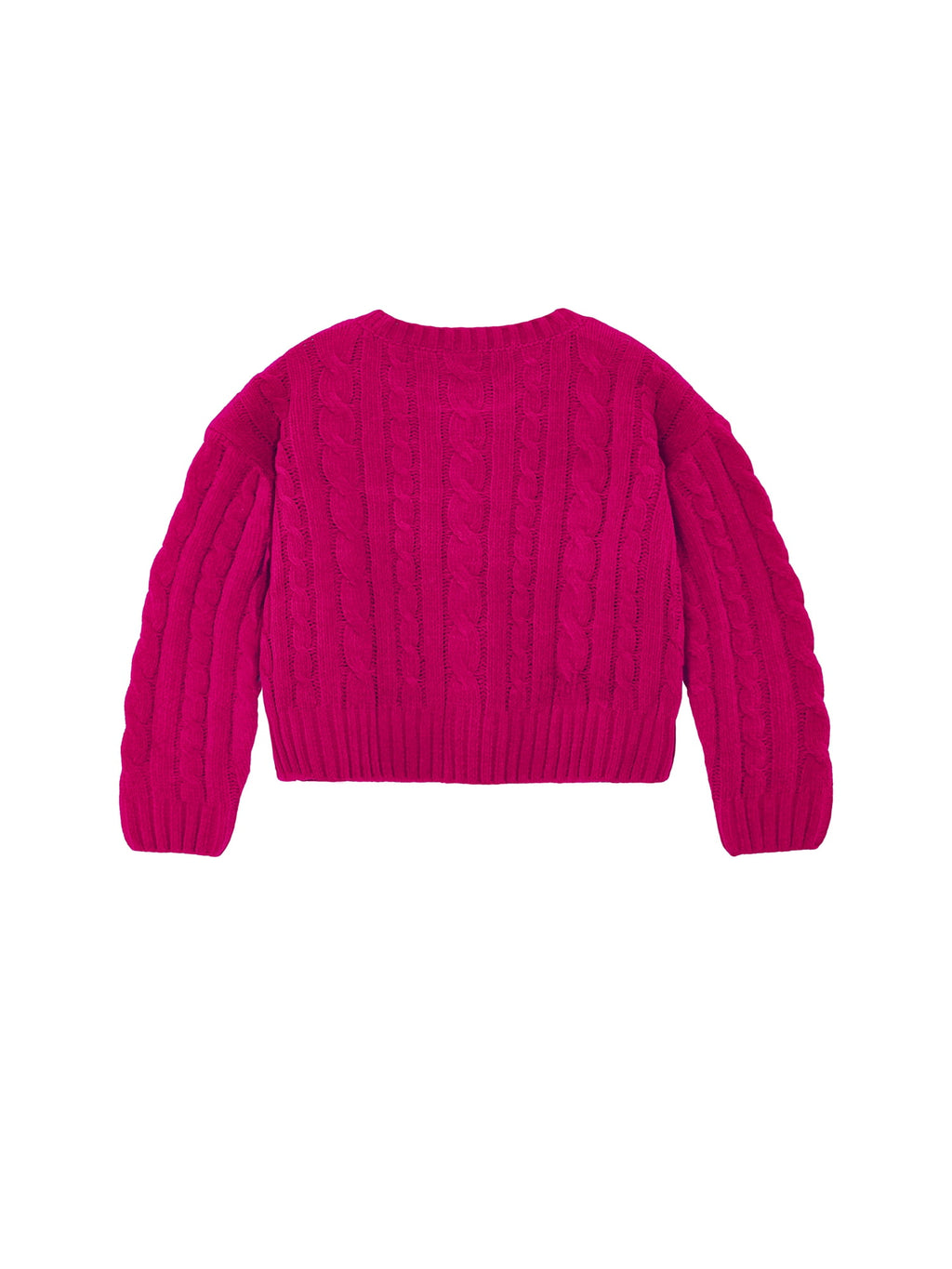 Wonder Nation Toddler Girls Cable Knit Sweater, Sizes 12M-5T