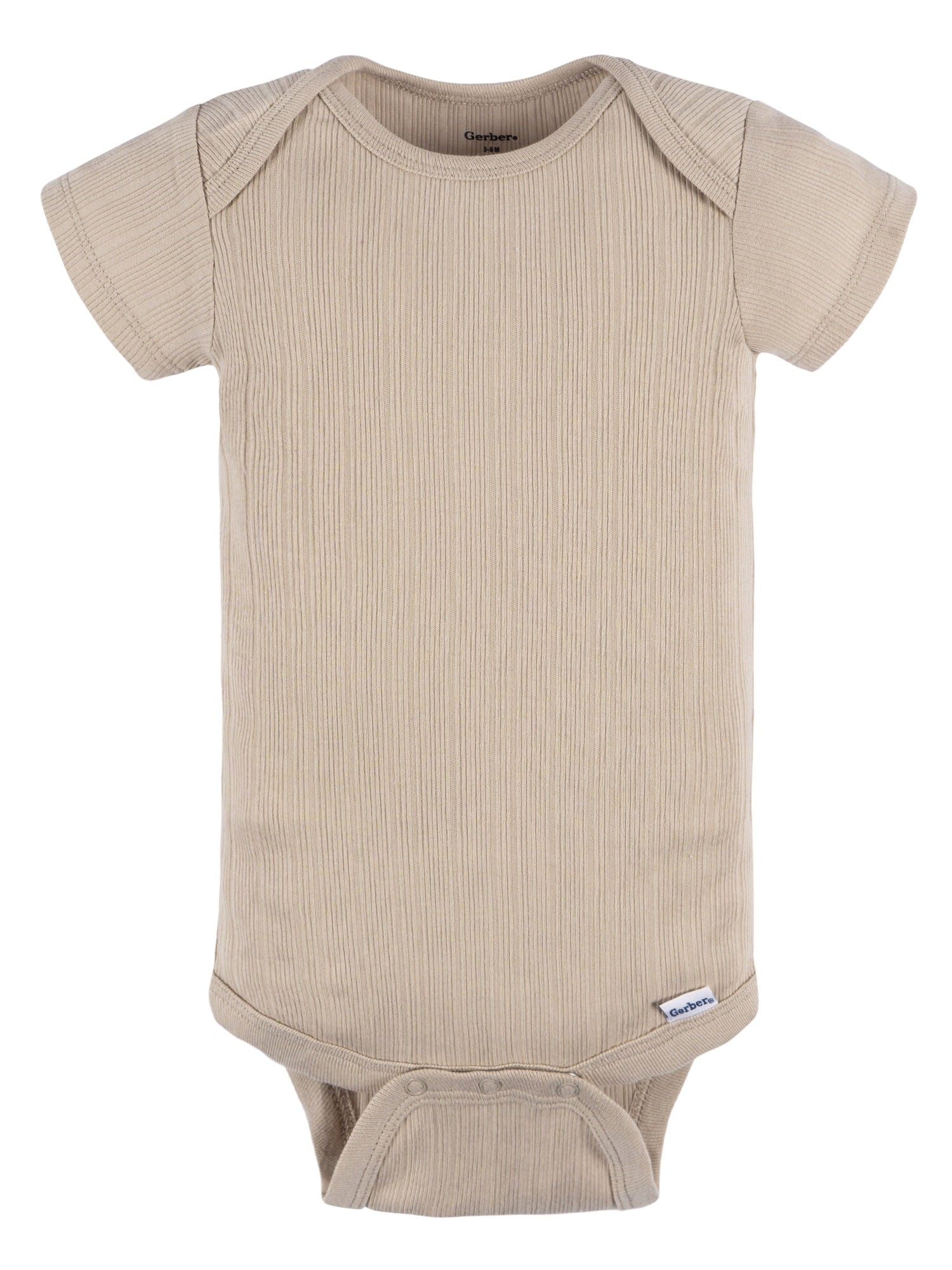 Gerber Baby Neutral 6-Pack Short Sleeve Bodysuits, Sizes Preemie - 24 Months