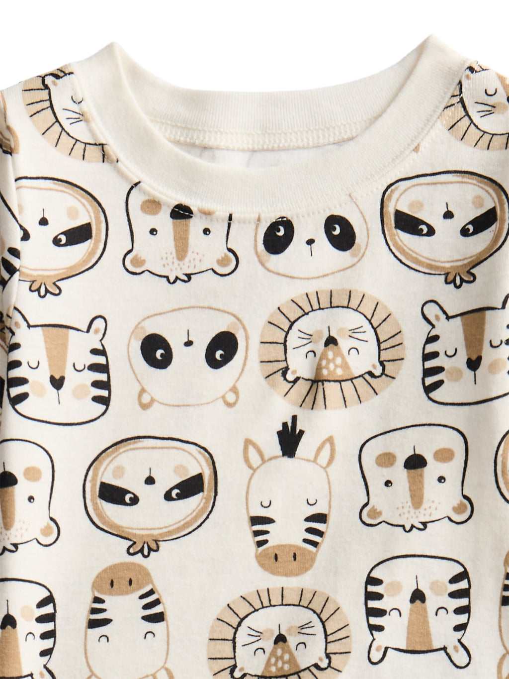 Wonder Nation Toddler Boys or Girls Cotton Snug Fit Long Sleeve Pajama Top and Pants Set, 4-Piece, Sizes 12M-5T