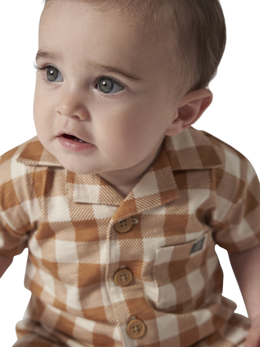 Modern Moments by Gerber Baby Boy Short Sleeve Romper, Sizes 0/3 Months - 24 Months