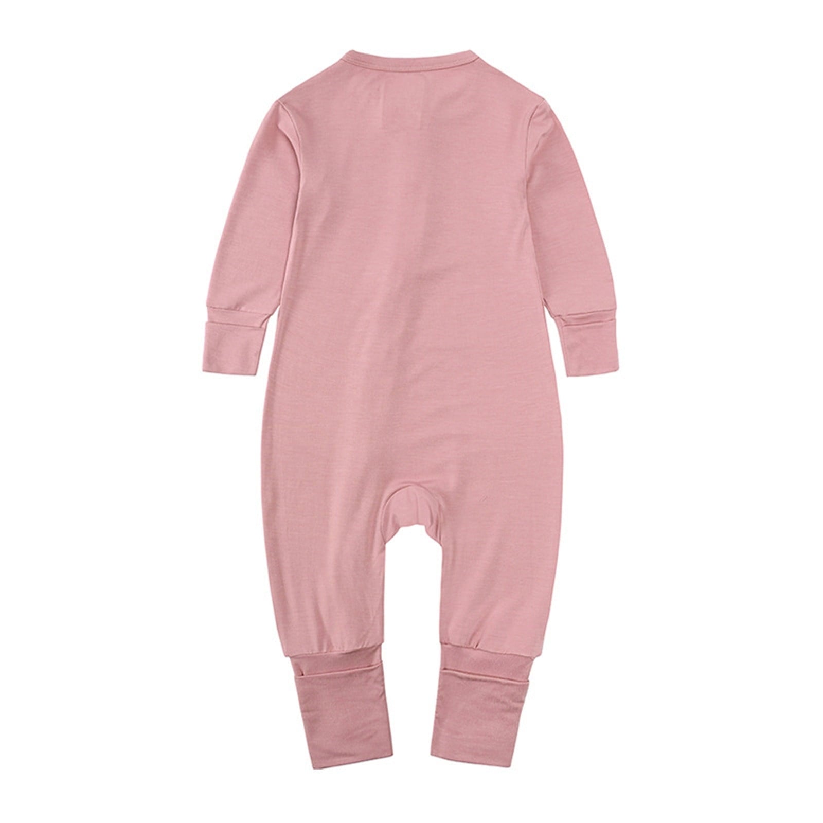 Footie Pajamas for Kids Baby Cotton Rompers Footed Pajamas Zipper Long Sleeve Sleeper Jumpsuit Baby Clothing 6-12 Months