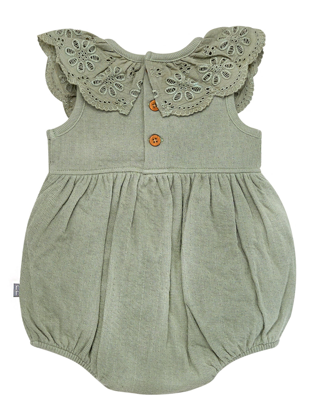 Modern Moments by Gerber Baby Girl Cotton Ruffle Novelty Lace Bubble Romper, Sizes 0/3 Months - 24 Months