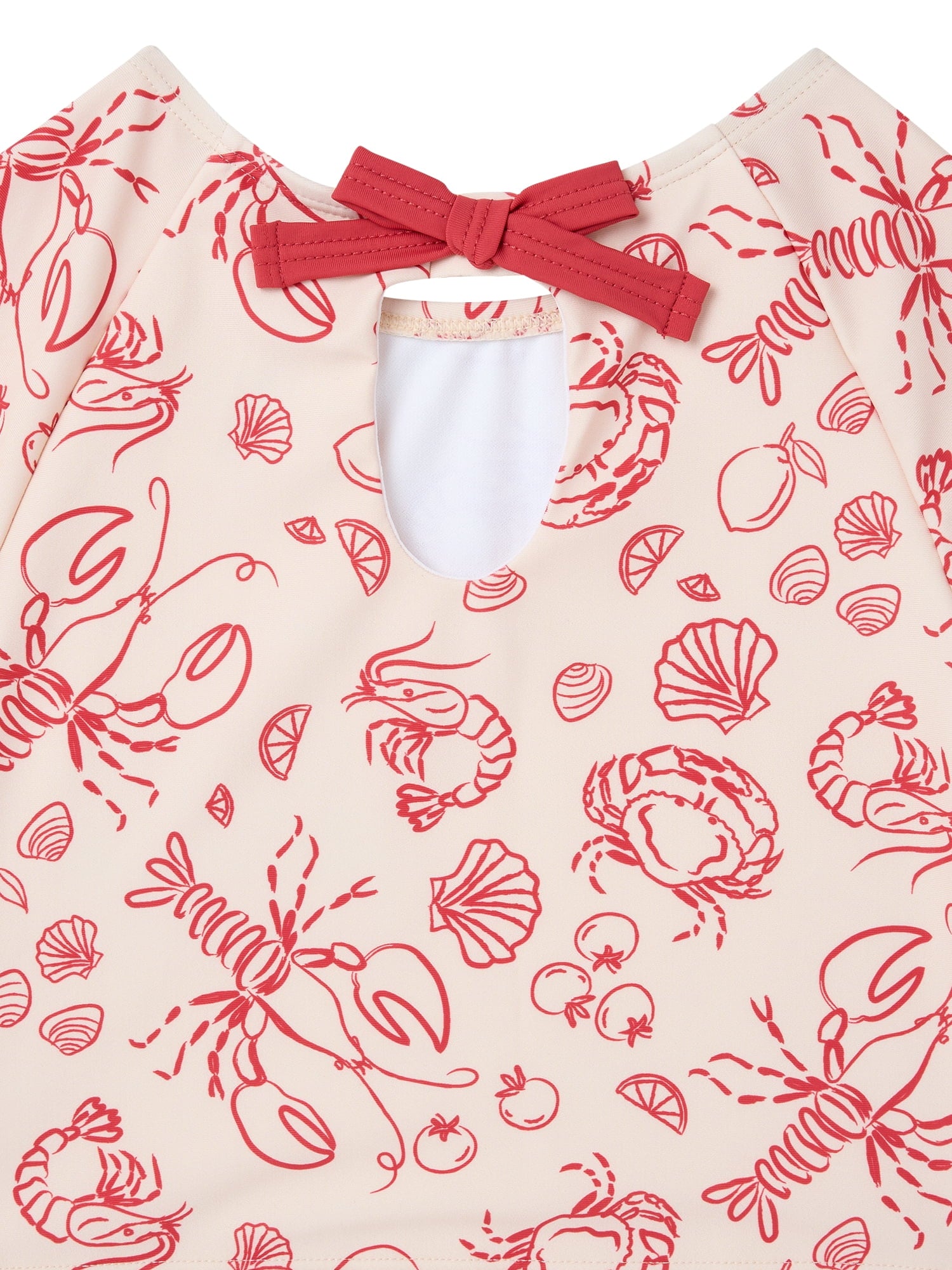 Modern Moments by Gerber Baby and Toddler Girl Keyhole Rashguard Set, 2-Piece, Sizes 0/3M-5T