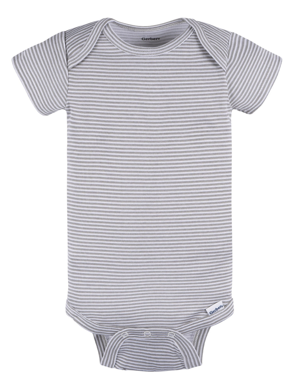 Gerber Baby Neutral 6-Pack Short Sleeve Bodysuits, Sizes Preemie - 24 Months