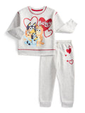 Valentine's Day Sweethearts Candy Unisex Toddler Graphic Sweatshirt and Jogger Pants Set, 2-Piece, Sizes 12M-5T