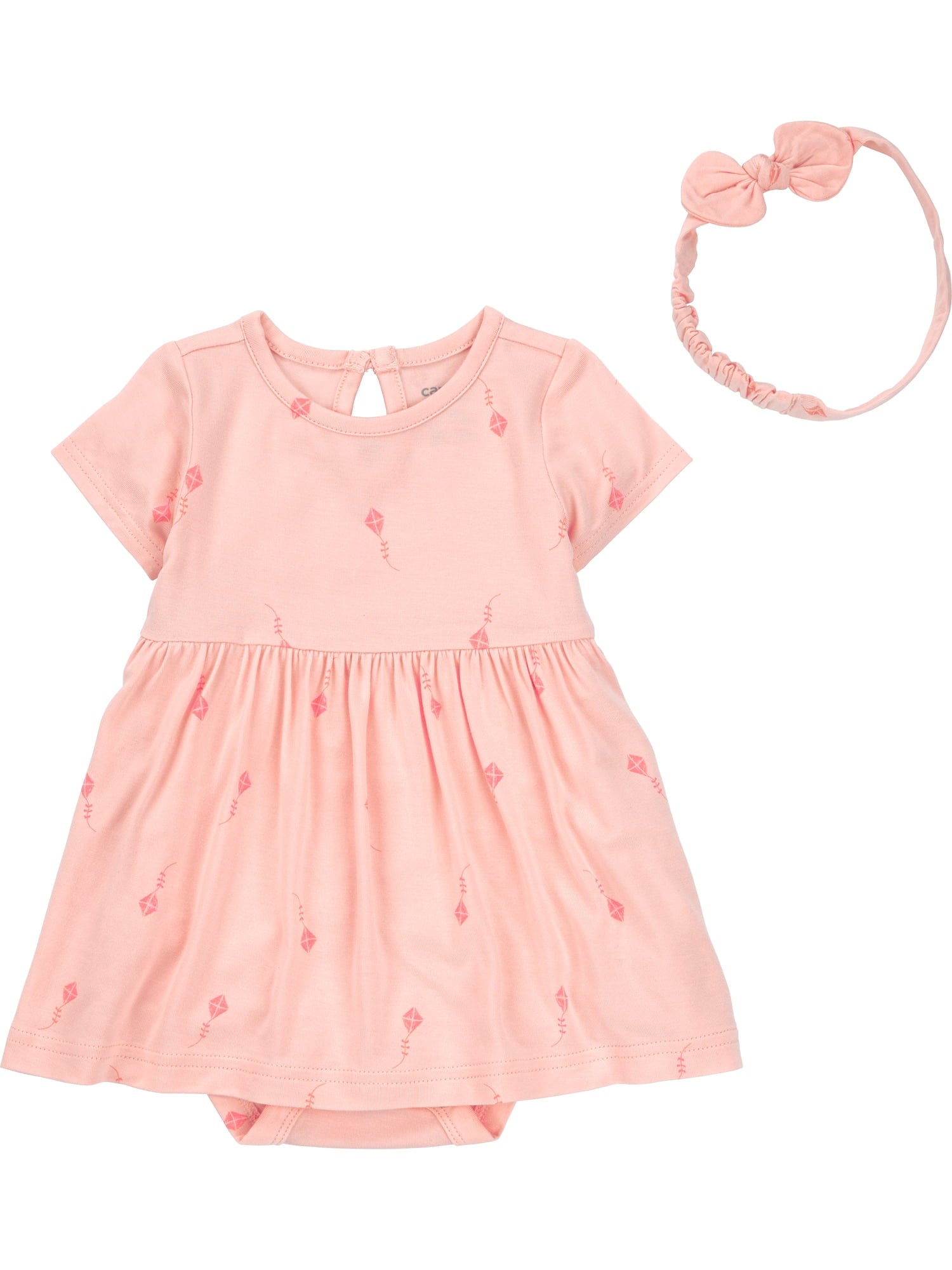 Carter's Child of Mine Baby Girl ComfySoft Dress Set, 2-Piece Sizes Preemie-6/9 Months