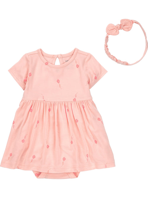 Carter's Child of Mine Baby Girl ComfySoft Dress Set, 2-Piece Sizes Preemie-6/9 Months