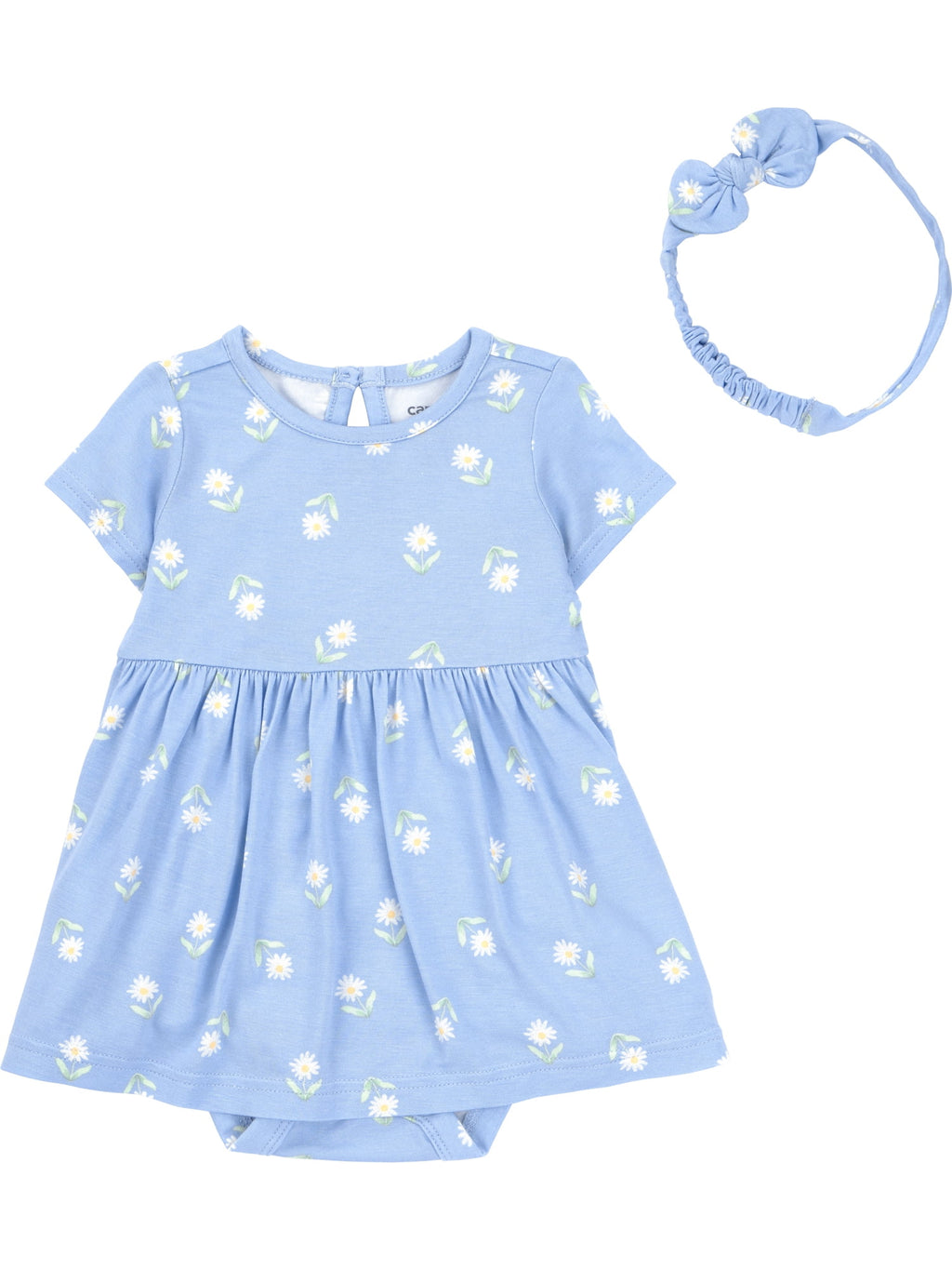 Carter's Child of Mine Baby Girl ComfySoft Dress Set, 2-Piece Sizes Preemie-6/9 Months