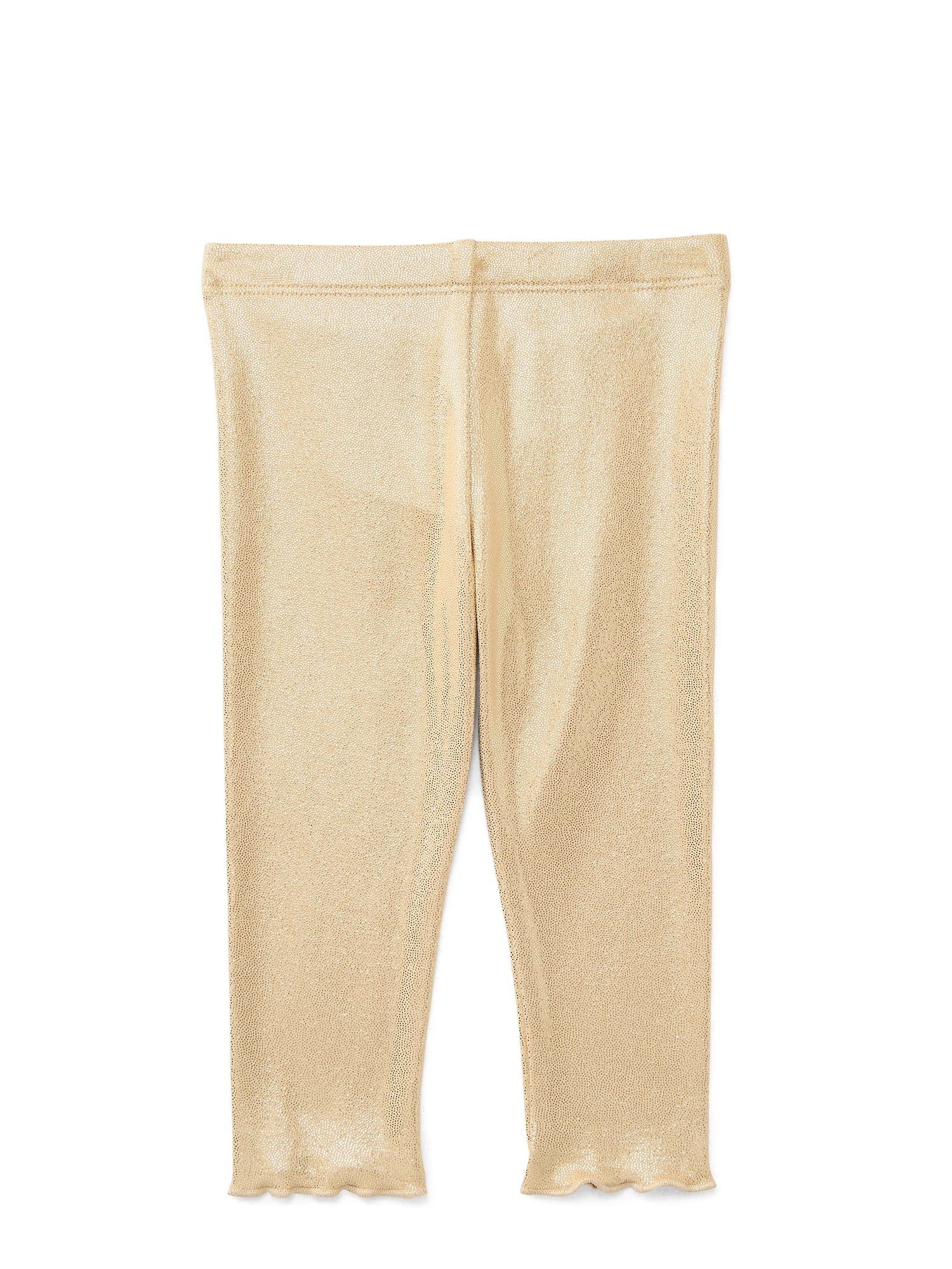 Garanimals Baby Girls Holiday Foil Leggings with Lettuce Edge, Sizes 0-24 Months