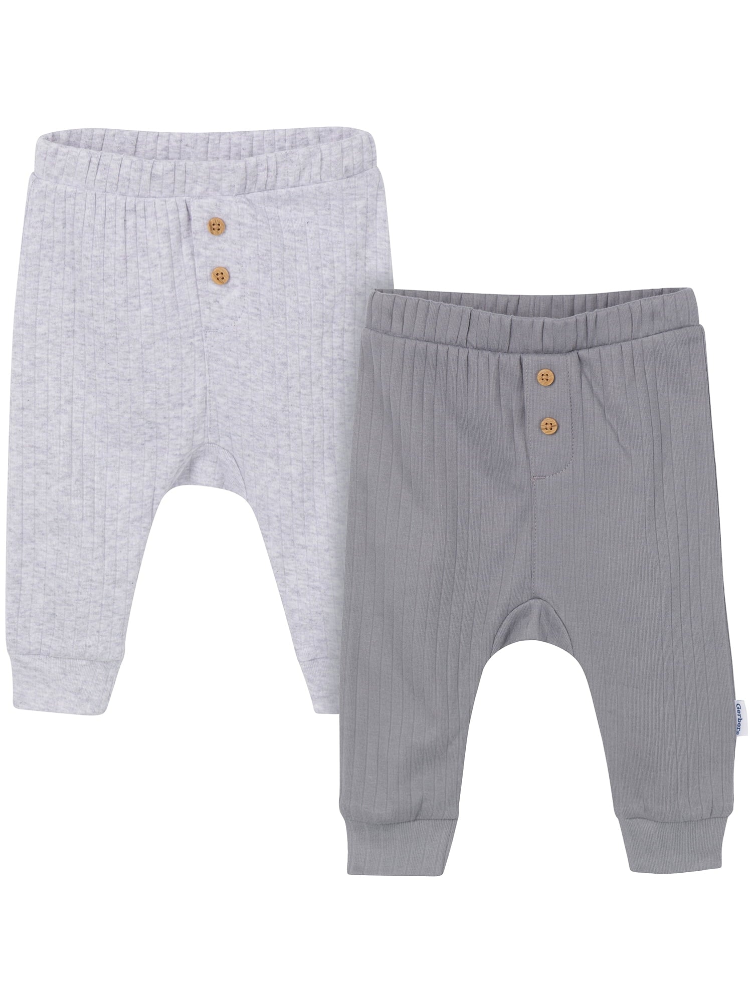 Gerber Gender Neutral 2-Pack Pants, Sizes Newborn - 6/9 Months