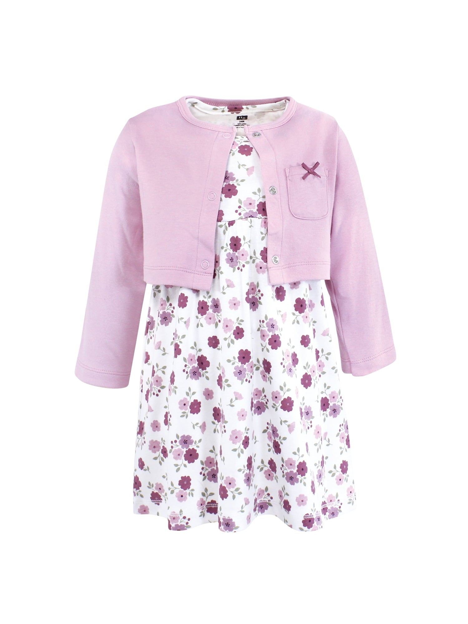Hudson Baby Dress and Cardigan, Sizes 18 Months- 5T