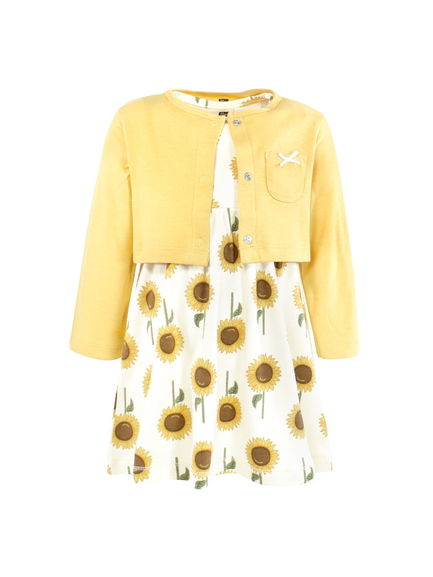 Hudson Baby Dress and Cardigan, Sizes 18 Months- 5T