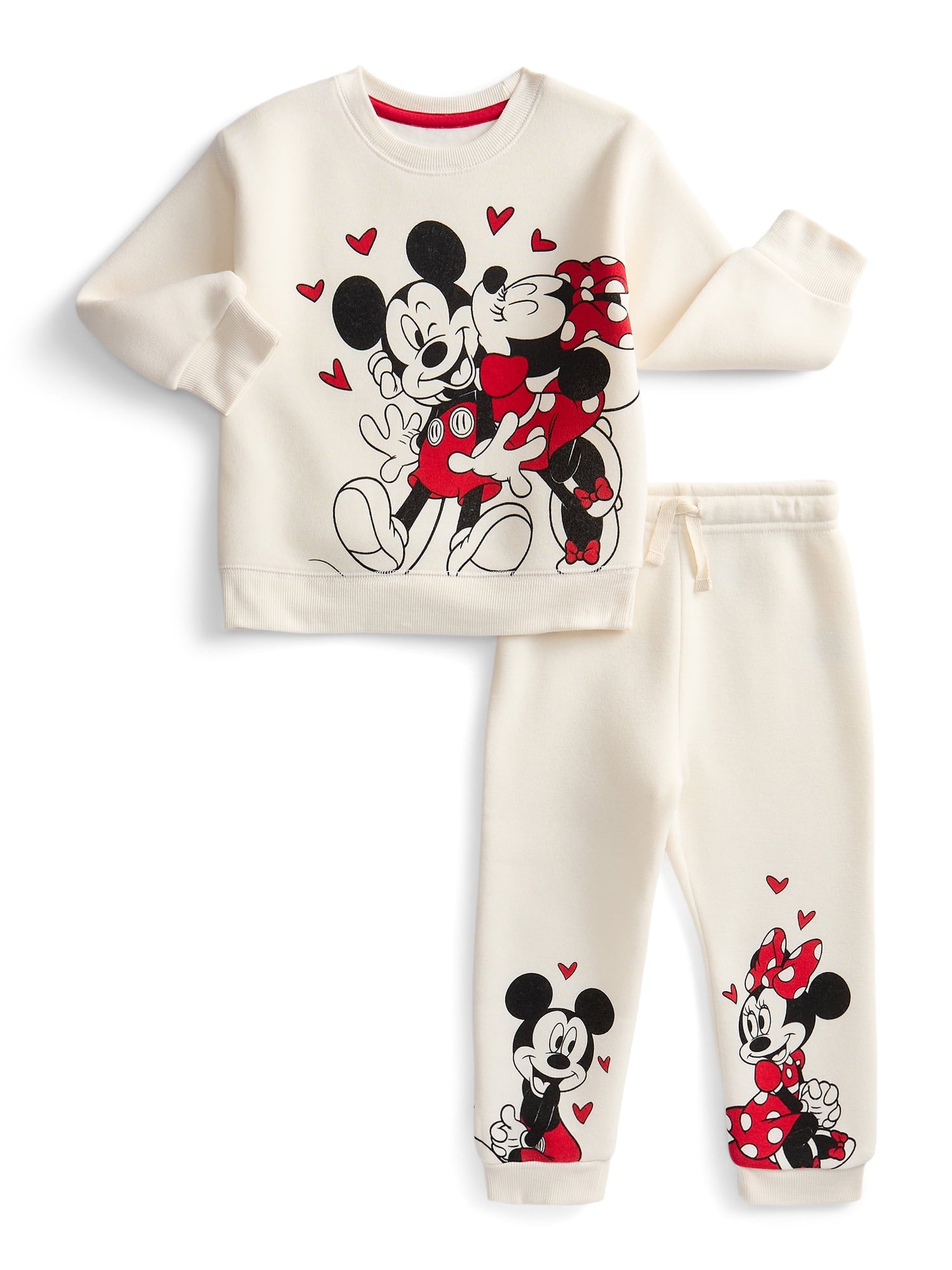 Valentine's Day Sweethearts Candy Unisex Toddler Graphic Sweatshirt and Jogger Pants Set, 2-Piece, Sizes 12M-5T