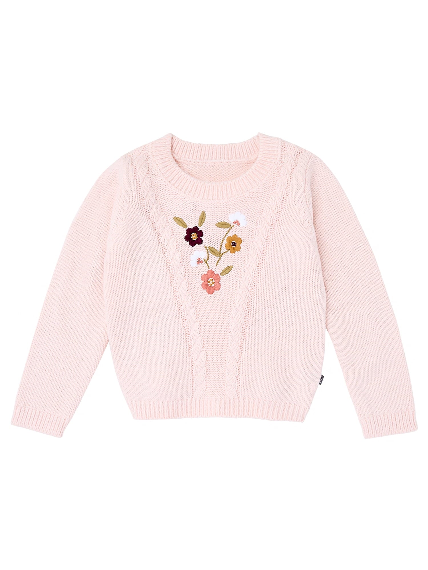 Modern Moments by Gerber Toddler Girl Puff Sleeve Sweater, Sizes 12M-5T