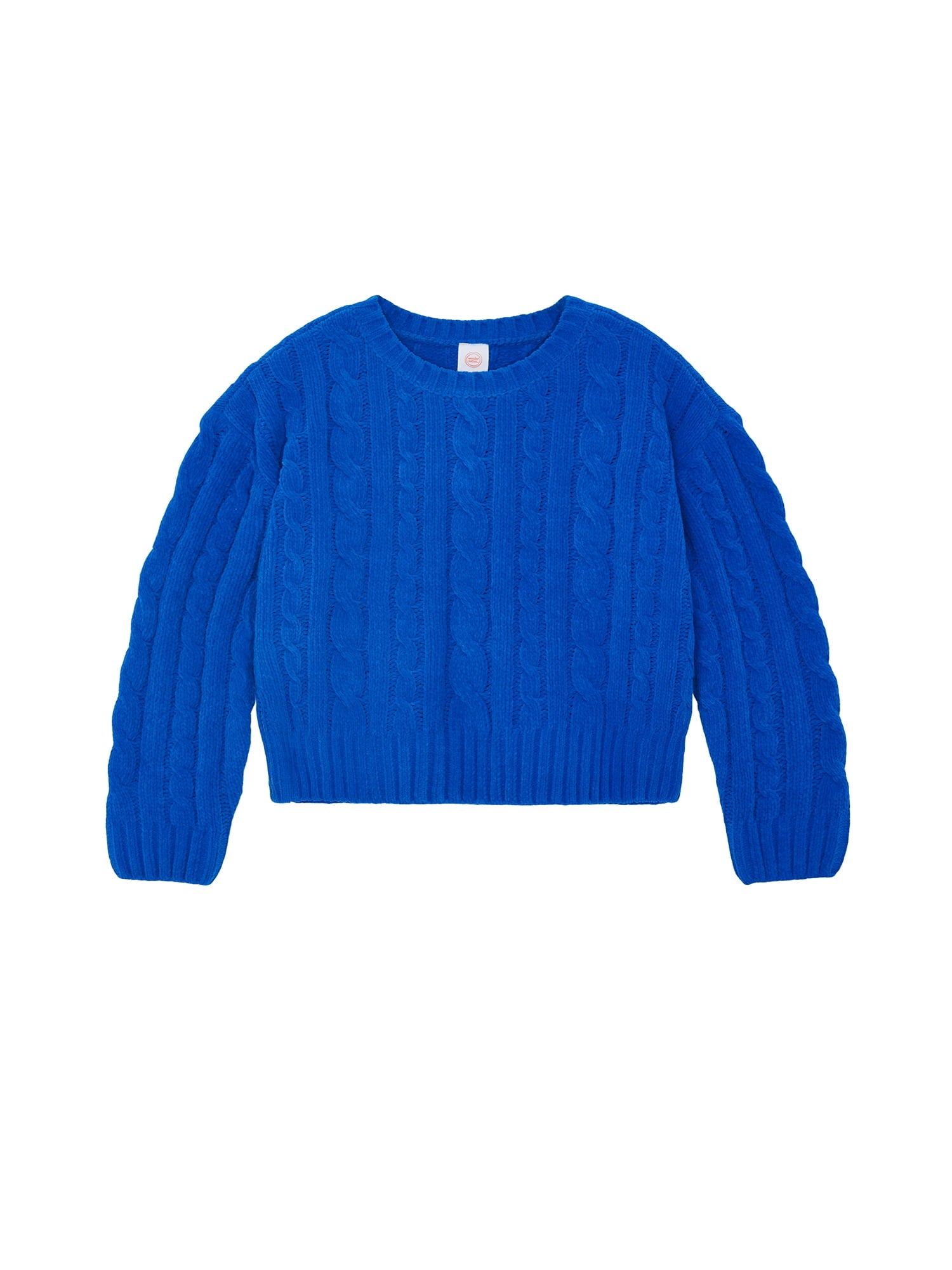 Wonder Nation Toddler Girls Cable Knit Sweater, Sizes 12M-5T