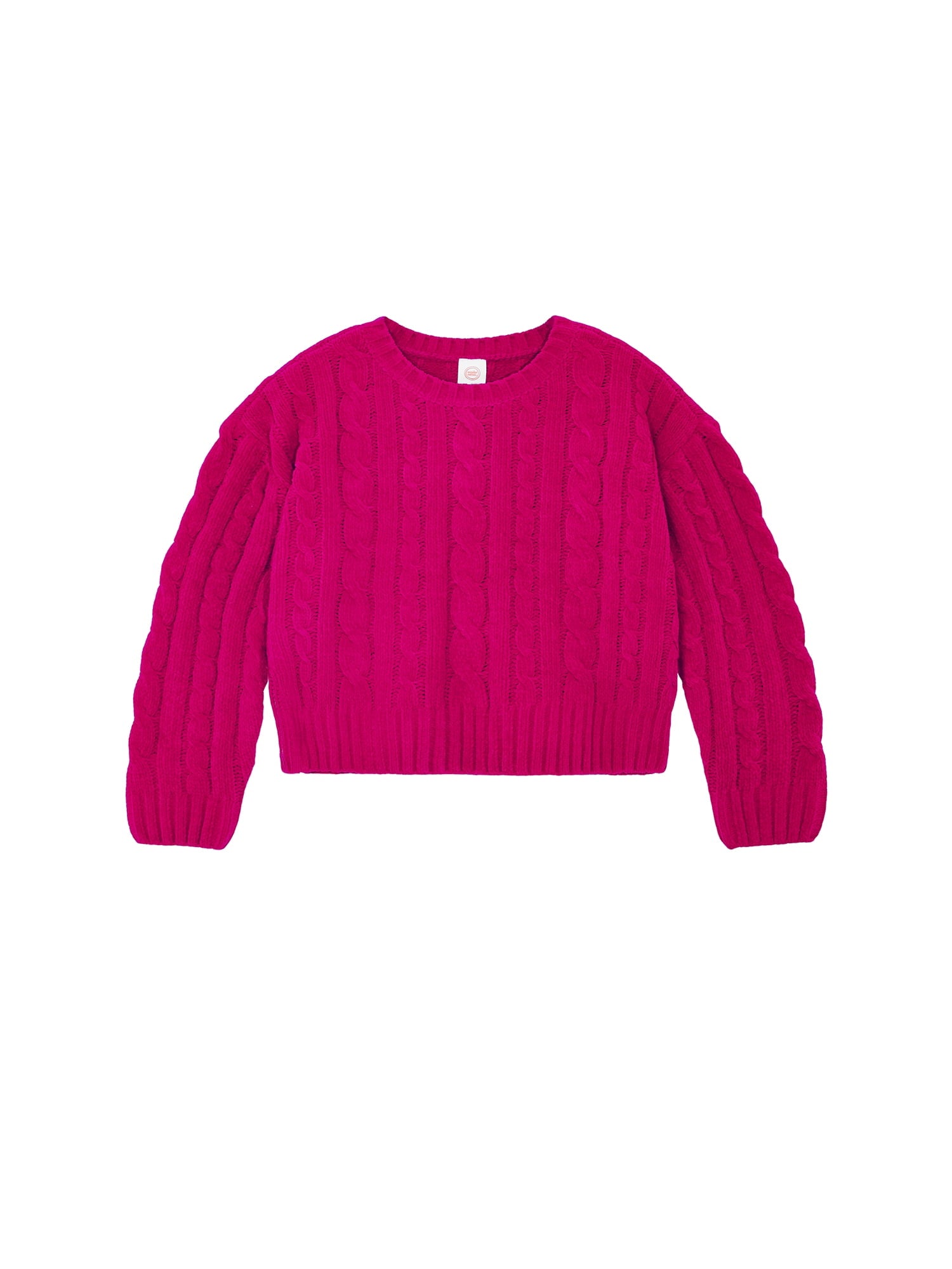 Wonder Nation Toddler Girls Cable Knit Sweater, Sizes 12M-5T
