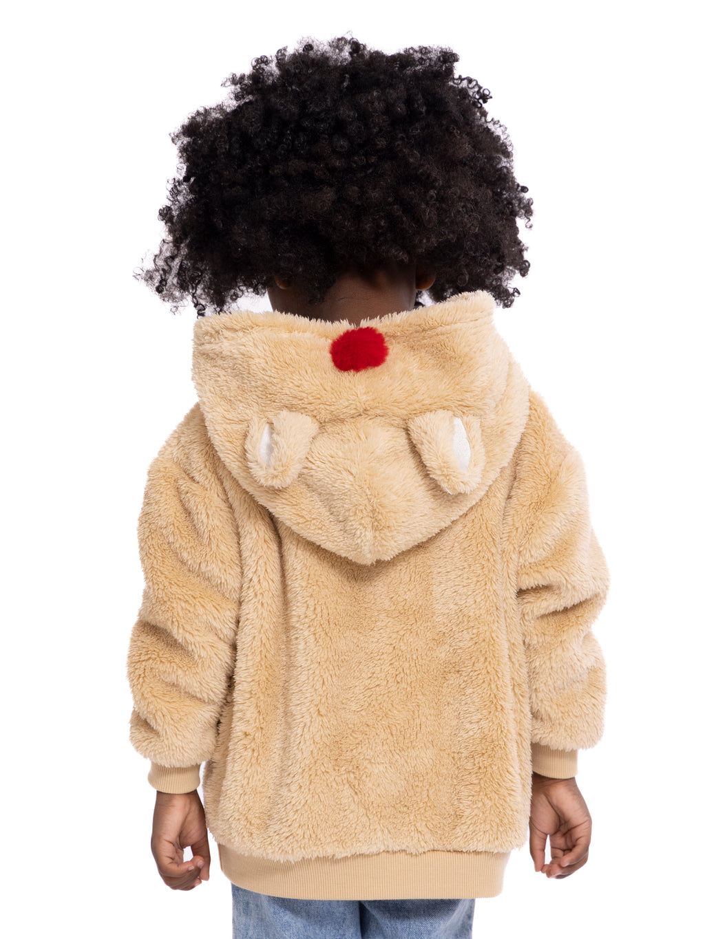 Rudolph the Red-Nosed Reindeer Toddler Girls Plush Cosplay Hoodie, Sizes 12M-5T
