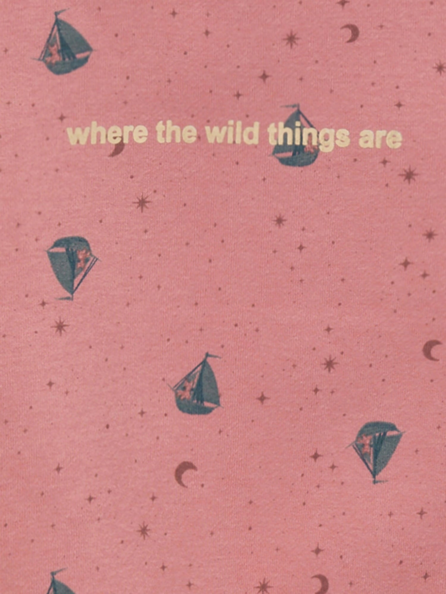 Modern Moments x Where the Wild Things Are Baby and Toddler Neutral Elevated Sweatshirt, Sizes 0/3 Months - 5T