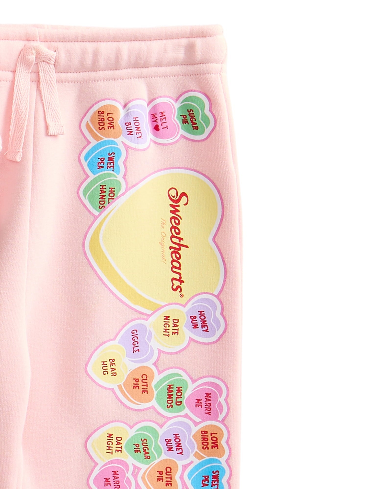 Valentine's Day Sweethearts Candy Unisex Toddler Graphic Sweatshirt and Jogger Pants Set, 2-Piece, Sizes 12M-5T