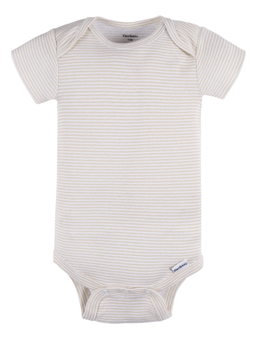 Gerber Baby Neutral 6-Pack Short Sleeve Bodysuits, Sizes Preemie - 24 Months