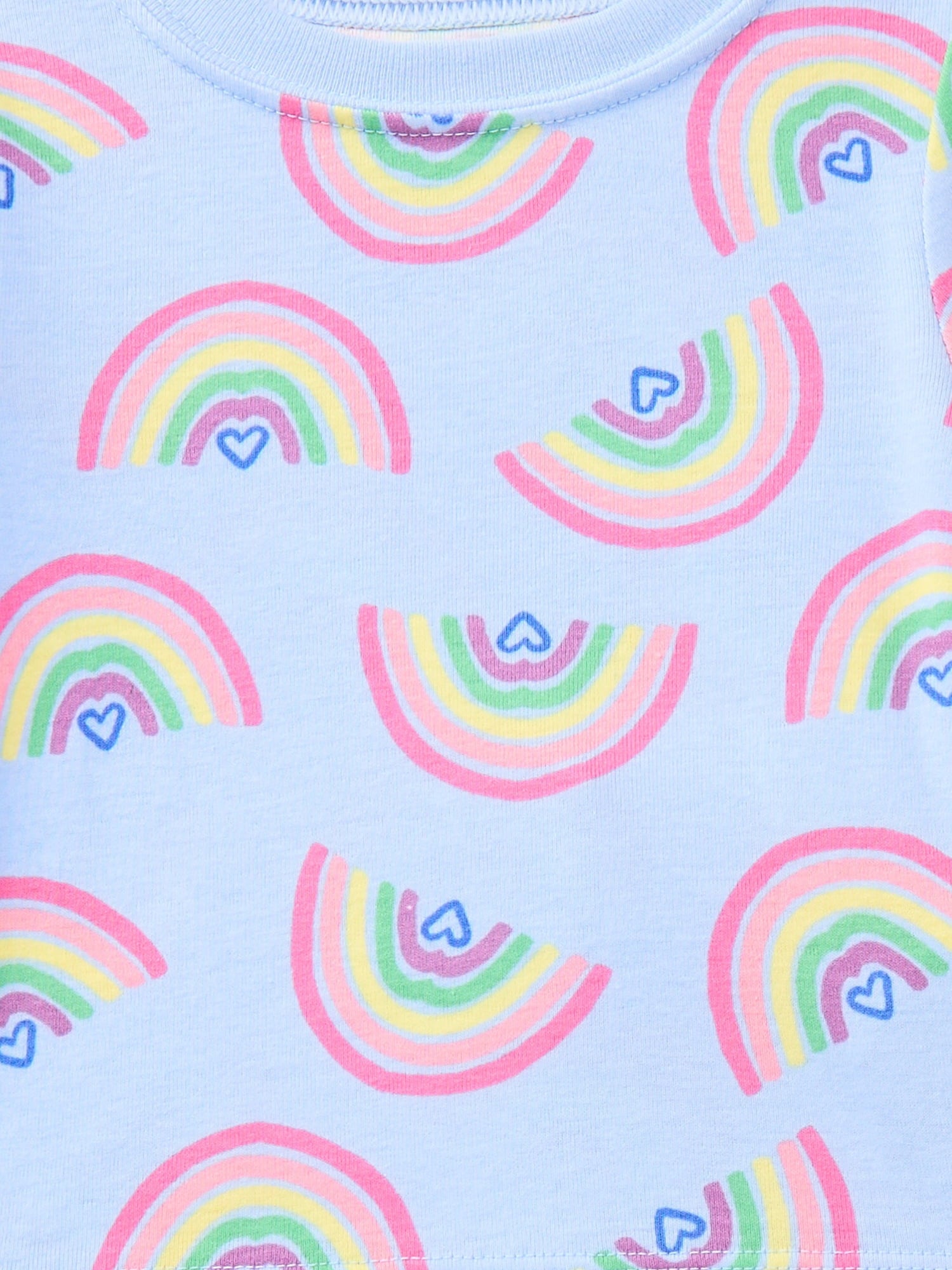 Wonder Nation Toddler Boys or Girls Snug-Fit Cotton Long-Sleeve Top and Pants Pajama Set, 2-Piece, Sizes 12M-5T